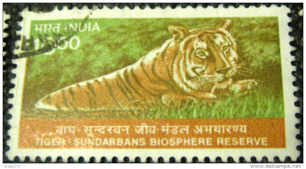 India 2000 Tiger Sundarbans Biosphere Reserve 10.00 - Used - Gebruikt