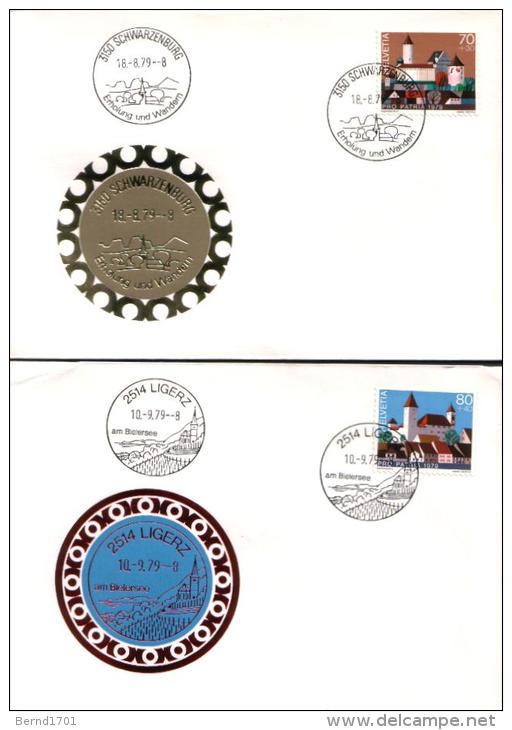 Schweiz / Switzerland - Mi-Nr 1156/1159 Sonderstempel / Special Cancellation (s405) - Storia Postale