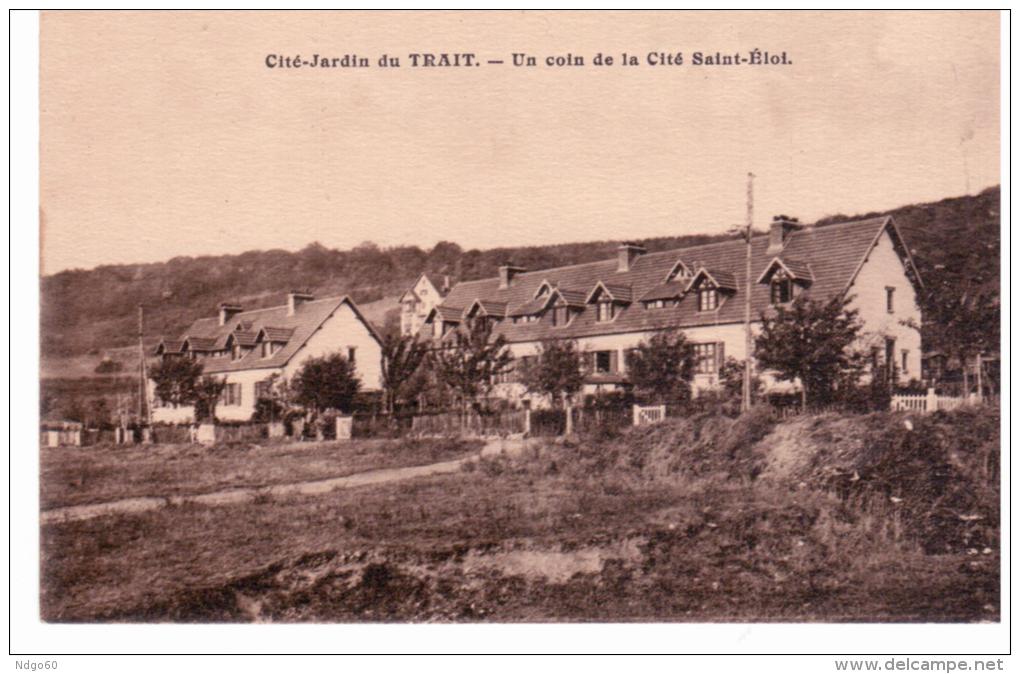 Le Trait - Cité Jardin-un Coin De La Cité Saint-Eloi - Le Trait