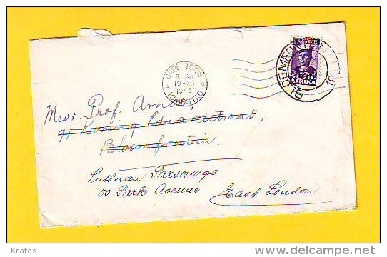 Old Letter - South Africa - Poste Aérienne