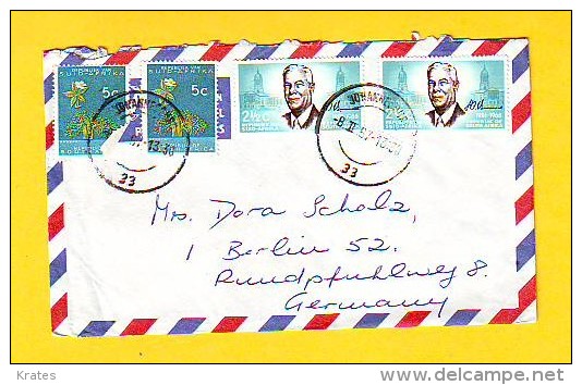 Old Letter - South Africa - Poste Aérienne