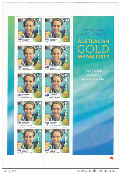 2000 Sydney Olympics Gold Medallists  Lauren Burns - Verano 2000: Sydney