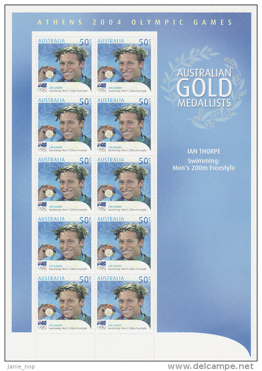 2004 Athens Olympics Gold Medallist Ian Thorpe - Summer 2000: Sydney