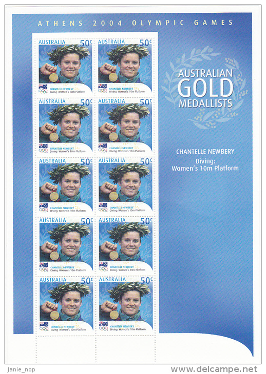 2004 Athens Olympics Gold Medallists C, Newbery Diving - Summer 2000: Sydney