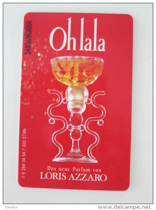 Germany Chip Phonecard,K284 04.94 Loris Azzaro Perfume,used - Parfum