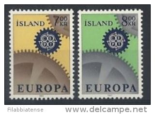 1967 - Islanda 364/65 Europa ---- - Ongebruikt