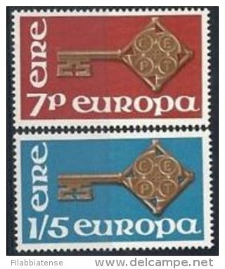 1968 - Irlanda 203/04 Europa ---- - Neufs