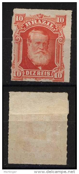 Brazil Brasilien Mi# 38 * 10R Dom Pedro 1877 - Unused Stamps