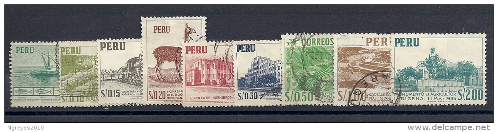 13054734  PERU  YVERT  Nº  427/35 - Peru