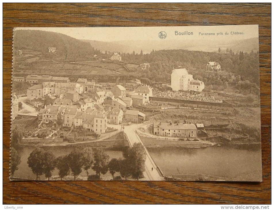 Panorama Pris Du Château - Anno 1922 ( Zie Foto Voor Details ) !! - Bouillon