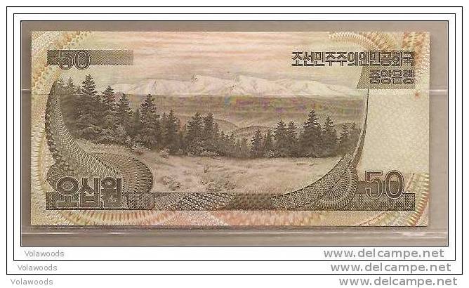 Corea Del Nord - Banconota Non Circolata Da 50 Won - 1992 - Corea Del Nord