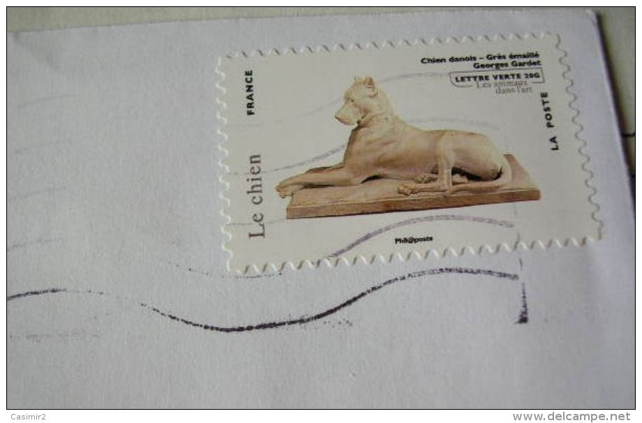 NOUVEAUTE SUR ENVELOPPE ENTIERE RECU COURRIER - Used Stamps