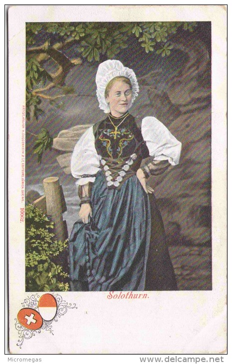 SOLOTHURN Tracht - SOLEURE Costume - Verlag Guggenheim Zurich - Soleure