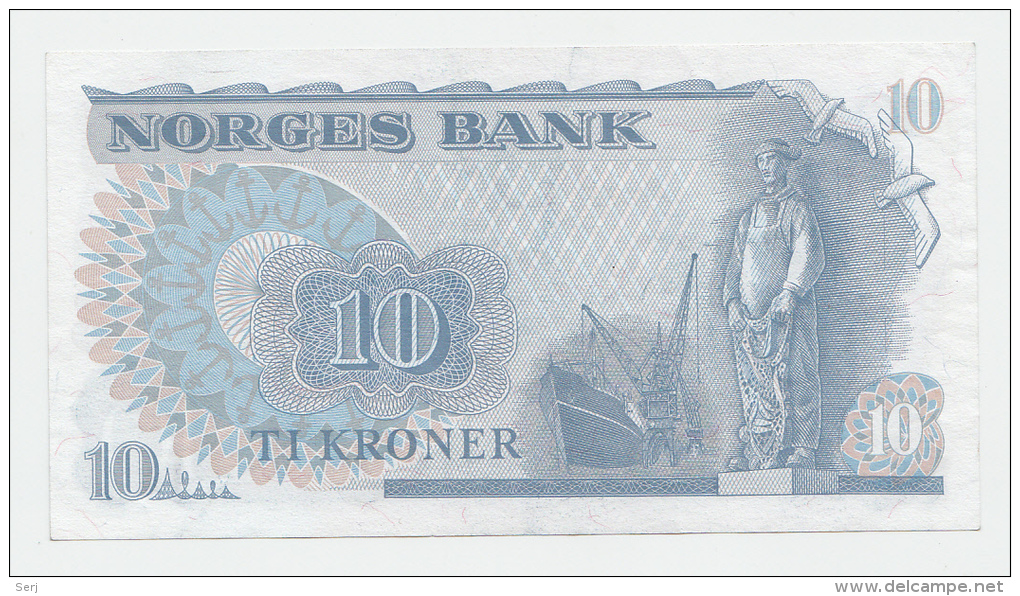 NORWAY 10 KRONER 1983 XF P 36c - Norvegia