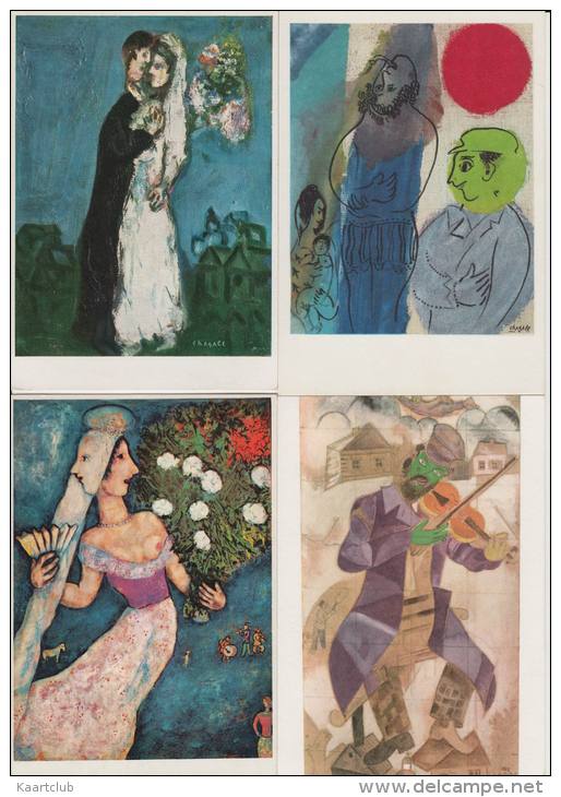 9 POSTCARDS : ´M. CHAGALL´ - Peintures/Paintings/Schilderijen - ART/KUNST - France ( Voir 4 Scans) - 5 - 99 Postkaarten