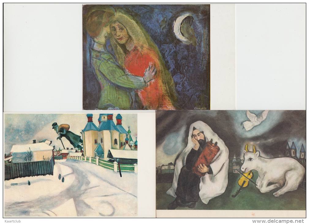 9 POSTCARDS : ´M. CHAGALL´ - Peintures/Paintings/Schilderijen - ART/KUNST - France ( Voir 4 Scans) - 5 - 99 Cartes