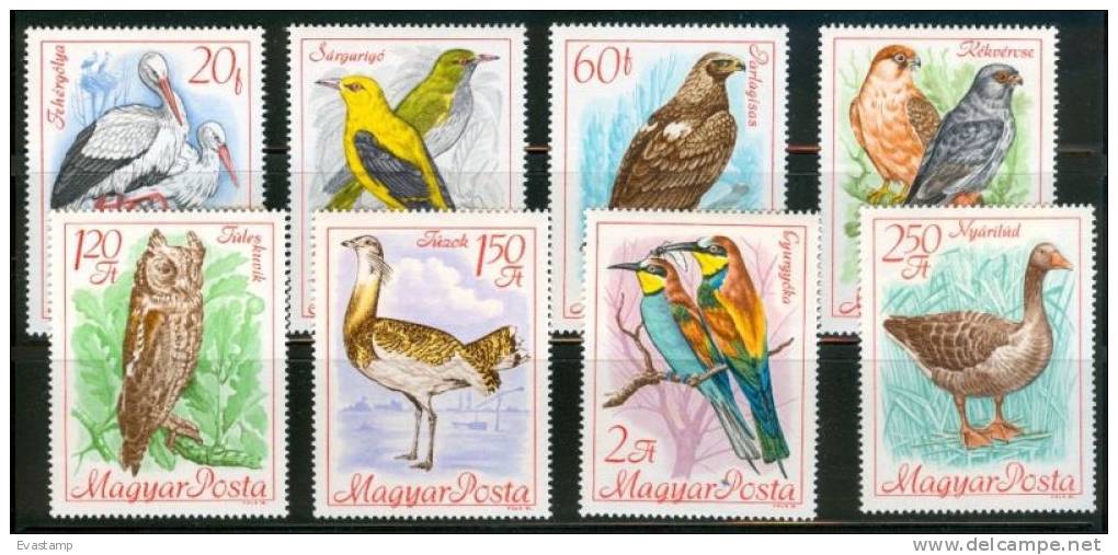 HUNGARY - 1968.Birds Cpl.Set MNH! - Unused Stamps