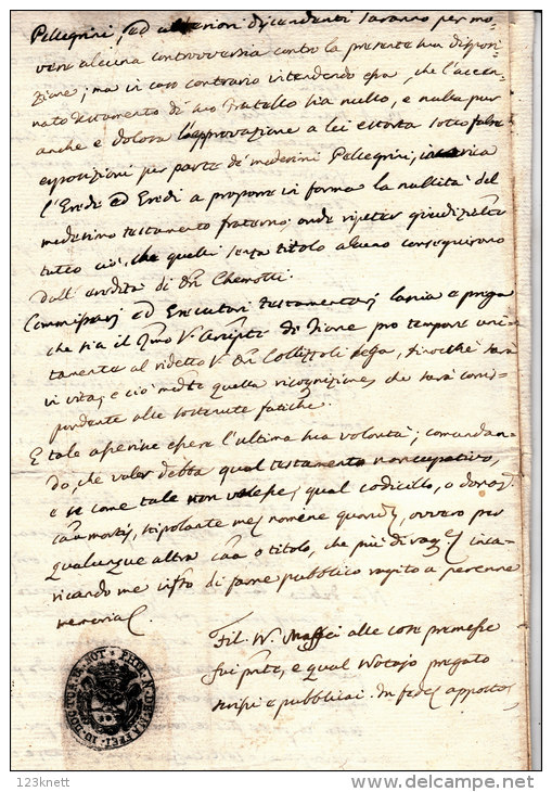 Tre Testamenti - Donna Maria Chemotti, Zuclo - Trentino ( Molina Di Ledro ) 1801, 1810, 1811 - Documents Historiques