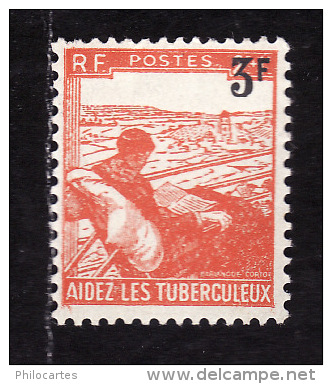 FRANCE 1945  -  Y&T 750 - Au Profit Des Tuberculeux - NEUF** - Unused Stamps