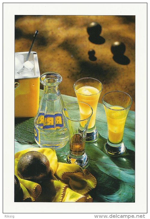 Postcard   Pétanque Et  Pastis.  # 0601 - Recipes (cooking)