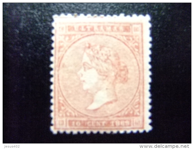 ANTILLAS - ANTILLES ESPAGNOLES  AÑO 1869  ISABEL II  Edifil Nº 16 * MH  Yvert Nº 31  * MH - Puerto Rico