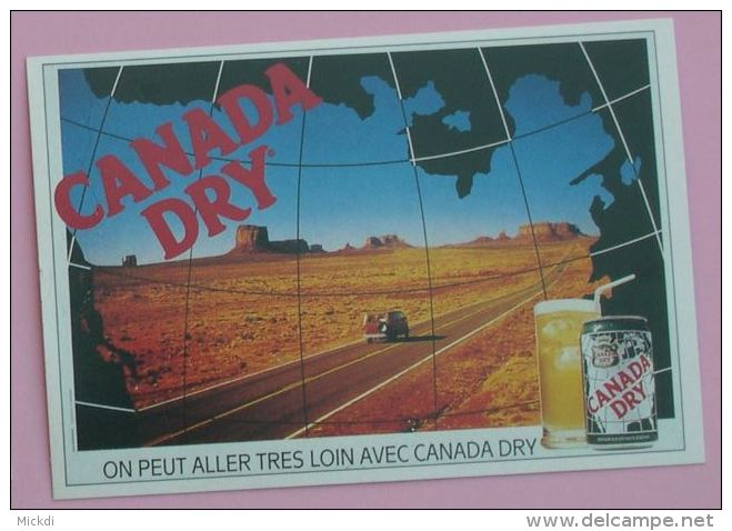 CANADA DRY -  PUBLICITE BOISSON - Ed ATLAS - 1992 - Publicité