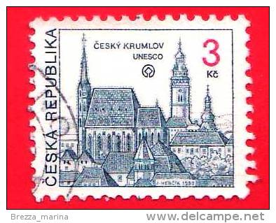 REP. CECA - CESKA - CZECH R. - USATO - 1993 - Cesky Krumlov UNESCO  - 3 - Used Stamps