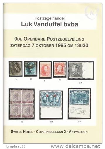 1995 - VANDUFFEL Bvba - Catalogus/Catalogue/Katalog - 9 - Catalogues For Auction Houses