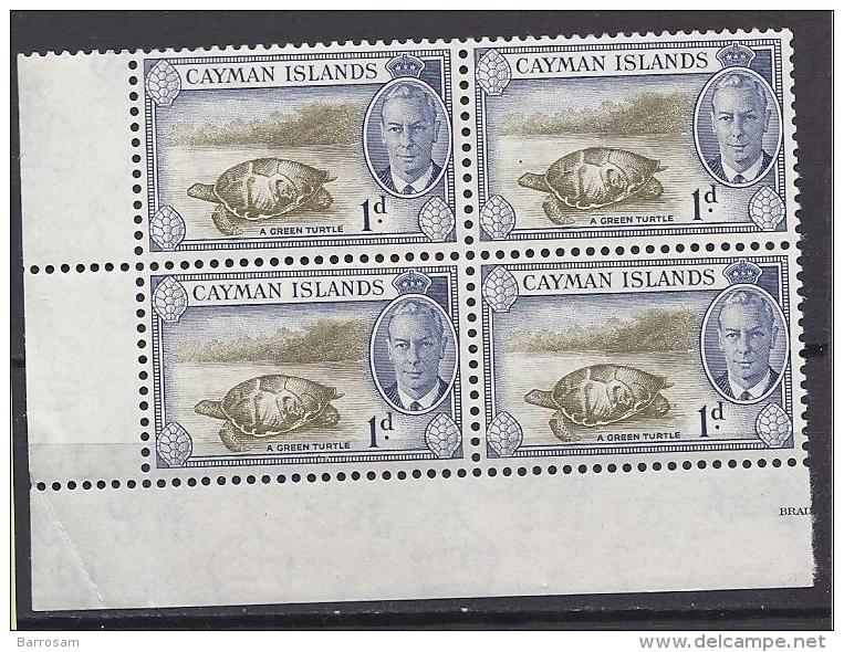 Cayman1950: TURTLES    Yvert128block Of 4mnh** - Cayman (Isole)