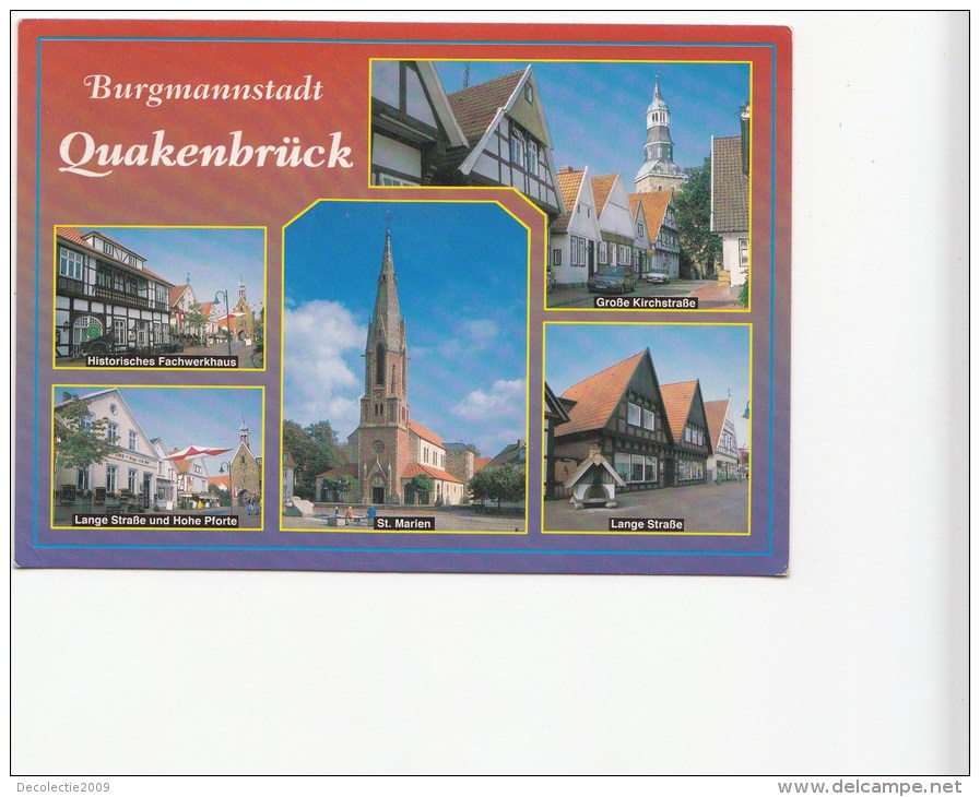 ZS45395 Burgmannstadt Quakenbruck    2 Scans - Quakenbrueck