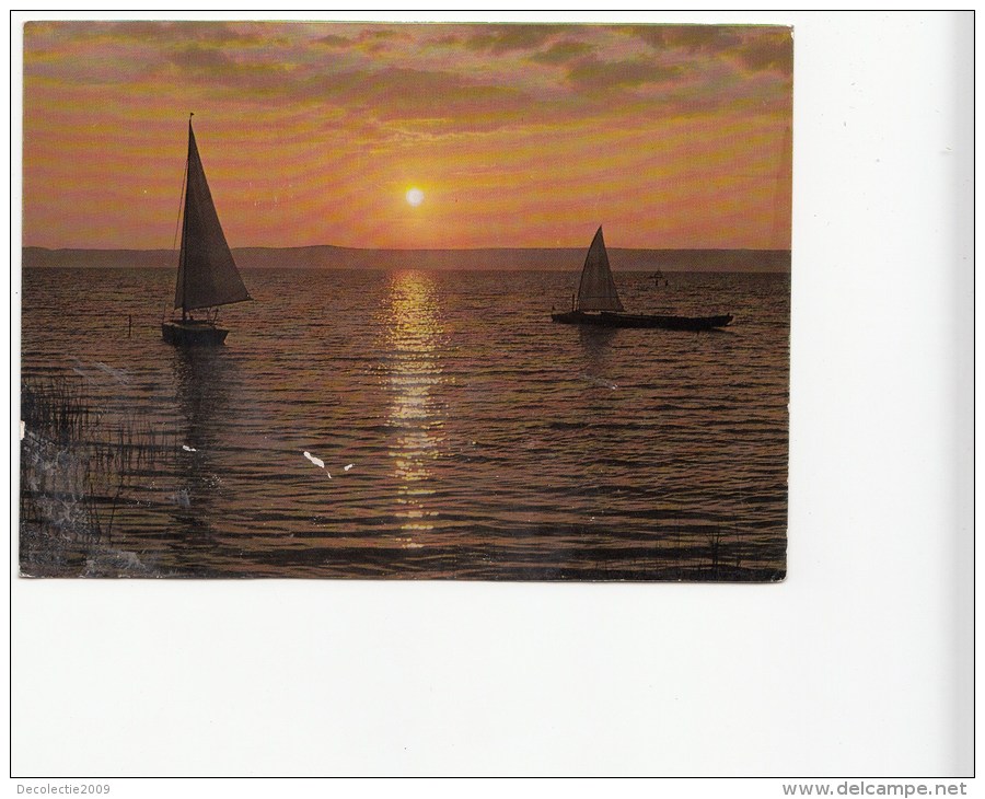 ZS44408 Sonnenuntergang Am Neusiedlersee    2 Scans - Andere & Zonder Classificatie