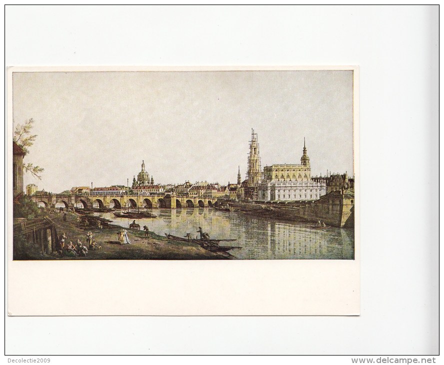 ZS45426 Canaletto Dresdenvom Rechten Elbufer Paint Peintures   2 Scans - Dresden