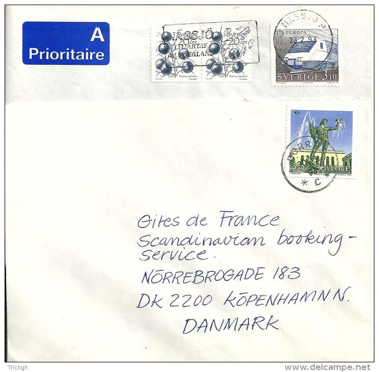 Sverige Sweden / 2 Enveloppes - Cartas & Documentos