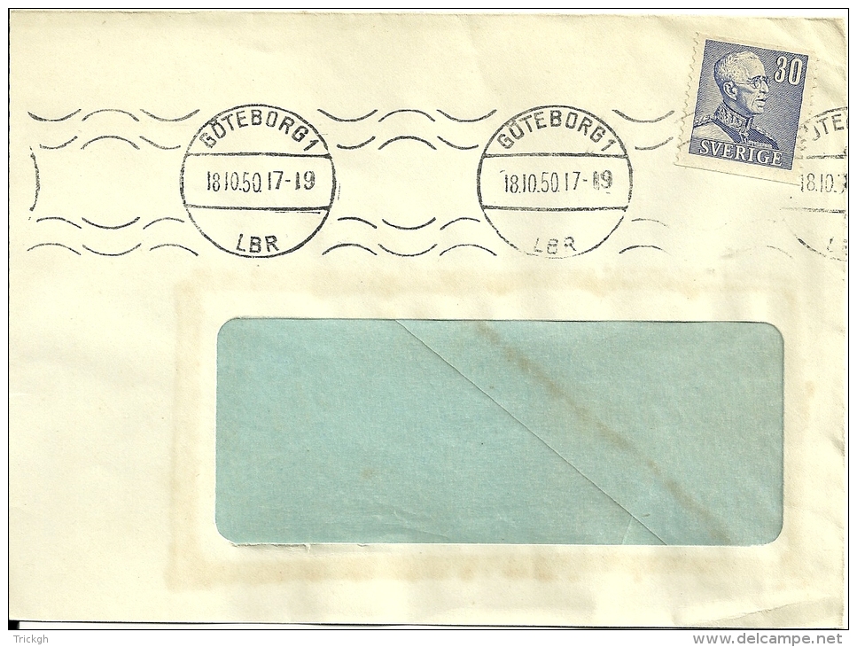 Sverige Sweden 1950 Göteborg LBR - Lettres & Documents