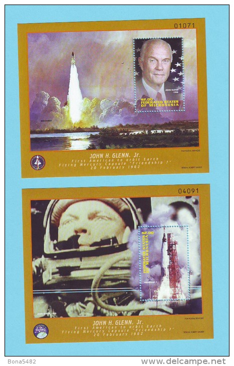 MICRONESIE ESPACE SPACE JOHN GLEEN 1998 / MNH** / CL 86 - Oceania