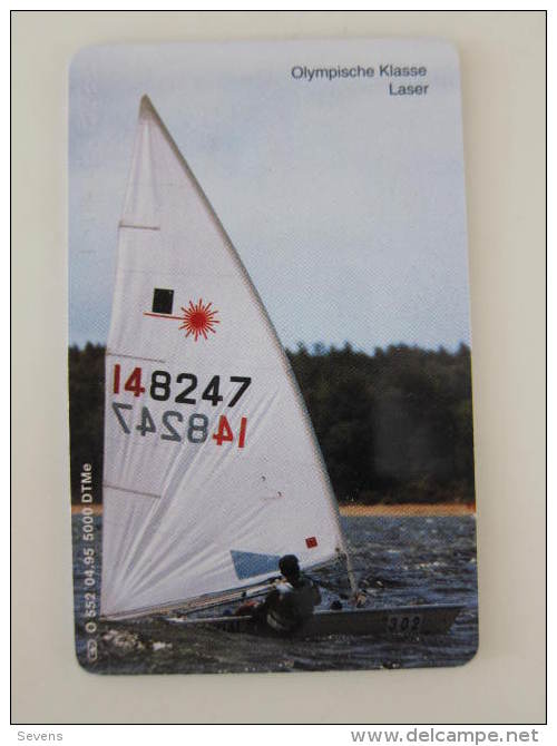 Germany Chip Phonecard,O552 04.95 Olympishe Klasse Laser Windsurf,used - O-Series : Séries Client