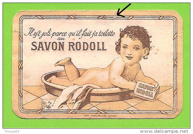 Carte Pafumée SAVON RODOLL - Antiquariat (bis 1960)