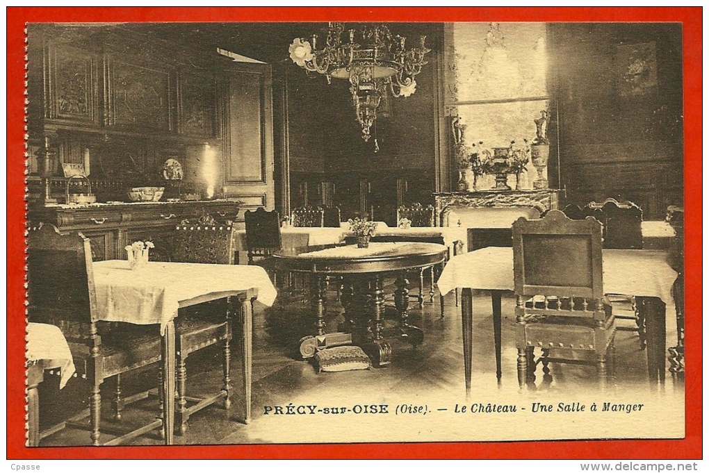 CPA 60 PRECY-sur-Oise - LE CHATEAU - Une Salle à Manger ° (Edition Du Château) - Précy-sur-Oise