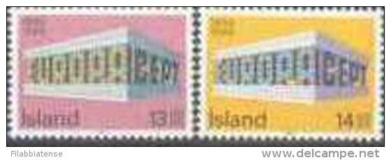 1969 - Islanda 383/84 Europa - Neufs
