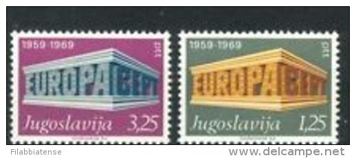 1969 - Jugoslavia 1254/55 Europa ---- - Neufs