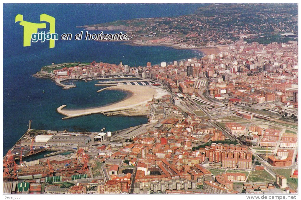 Amateur Radio QSL Card Spain EA1ASZ Gijon Gijón On The Horizon - Radio Amateur