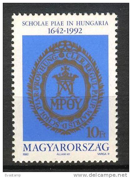 HUNGARY - 1992. Piarist Order In Hungary, 350th Anniversary  MNH! Mi 4182 - Unused Stamps