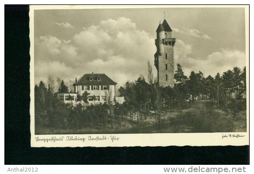 Arnstadt Th. Berggasthaus Alteburg Curt Helder Turm Sw 30er - Arnstadt