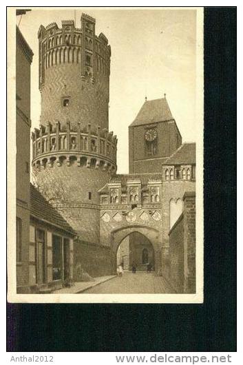 Tangermünde Torturm Turm Tor 13.9.1939 Reichslotterie 1934/35 Von Görlitz - Tangermuende