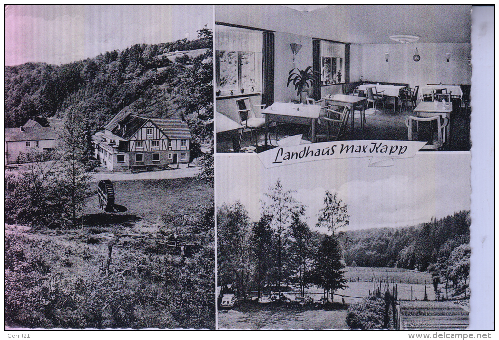 5220 WALDBRÖL - VIERBUCHERMÜHLE, Pension-Landhaus Max Kapp, 1961 - Waldbröl