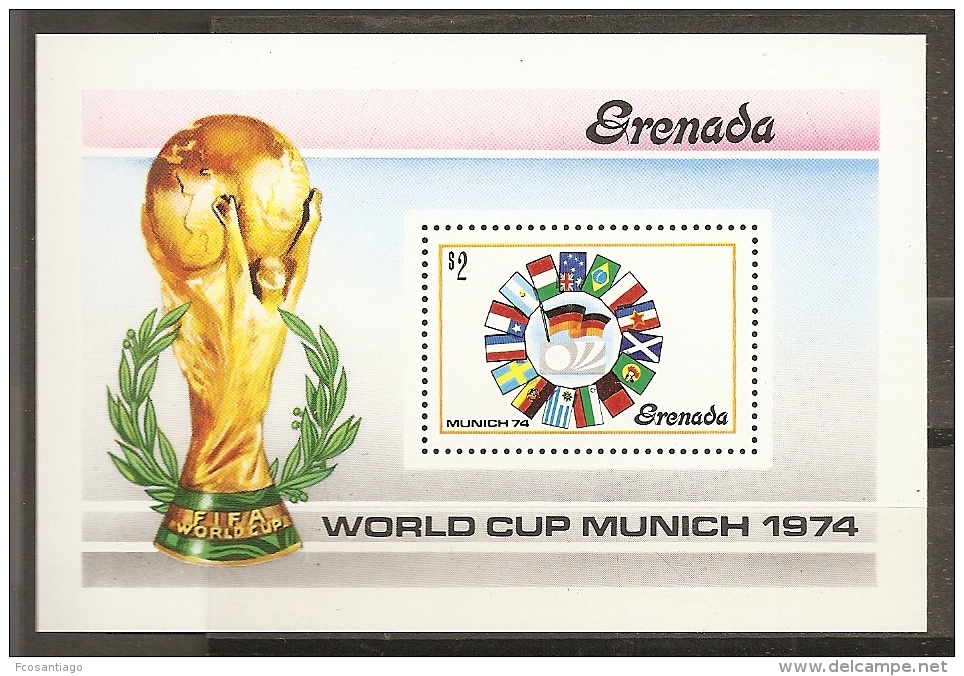 FÚTBOL - GRENADA 1974 - Yvert #H32 - MNH ** - 1974 – Alemania Occidental