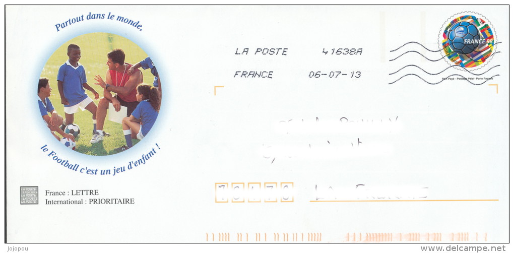 PAP - Coupe Du Monde De Football - - Enveloppe Illustrée - N° 859 Lot 433/077 - Prêts-à-poster:Stamped On Demand & Semi-official Overprinting (1995-...)
