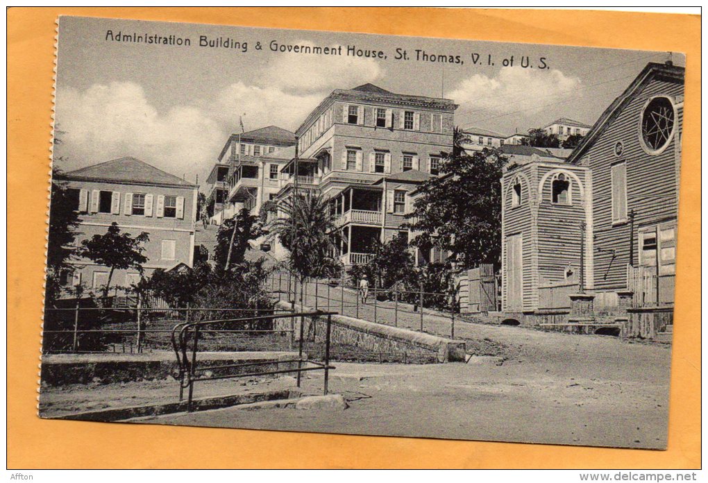 St Thomas US VI 1910 Postcard - Jungferninseln, Amerik.