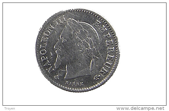 France - 20 Centimes - Napoléon III - 1867 - A - Argent - TB+ - 20 Centimes