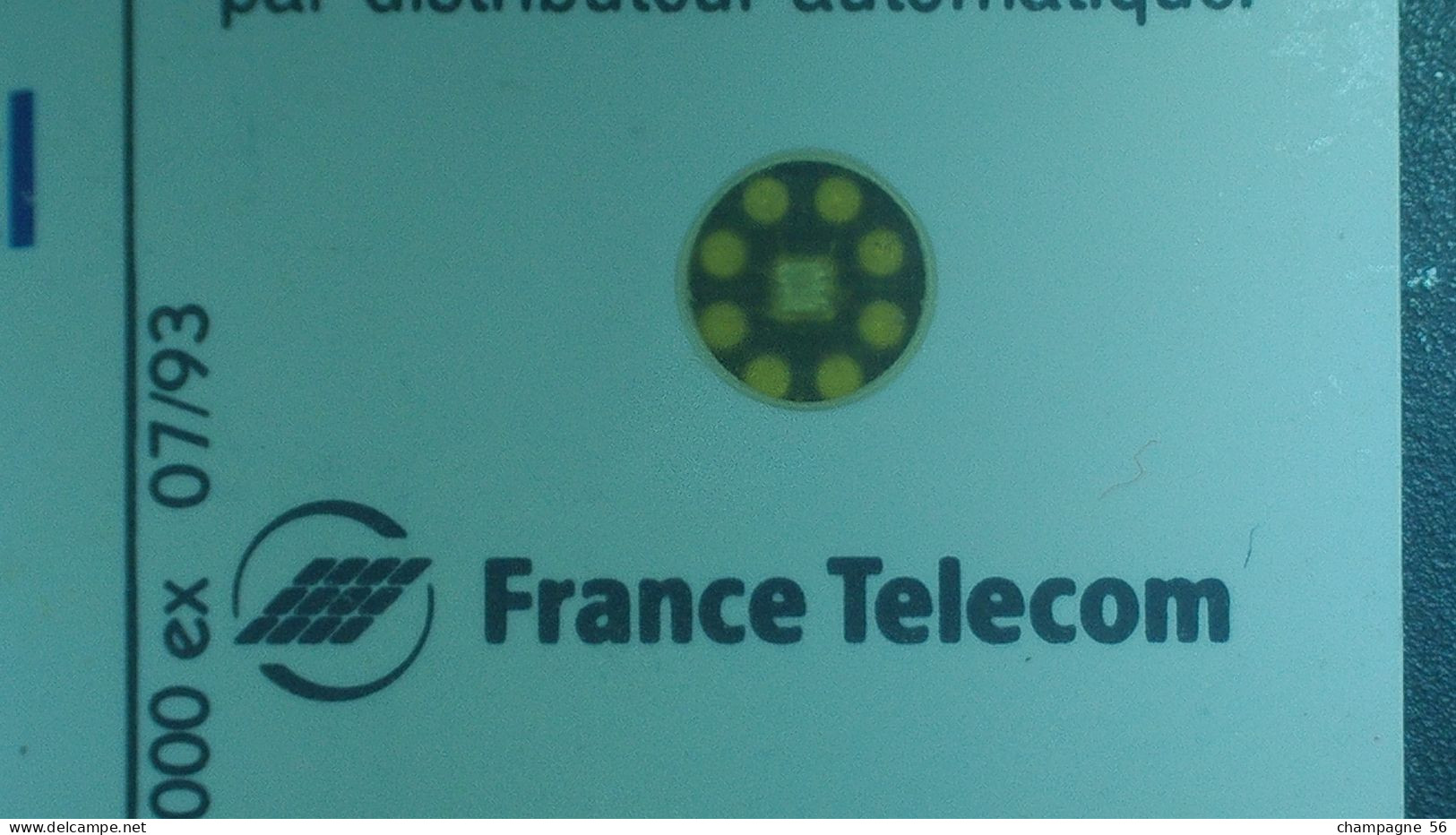 F382 / FRANCE TÉLÉCARTE  / 530 / SC5 / 07 / 1993 ORANGINA  50 UNITÉ  UTILISÉE